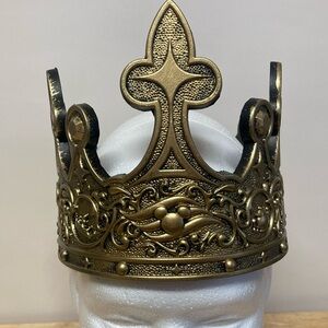 Disney Crown for King Royalty Flexible Adjustable Wrap-around Plastic Foam
